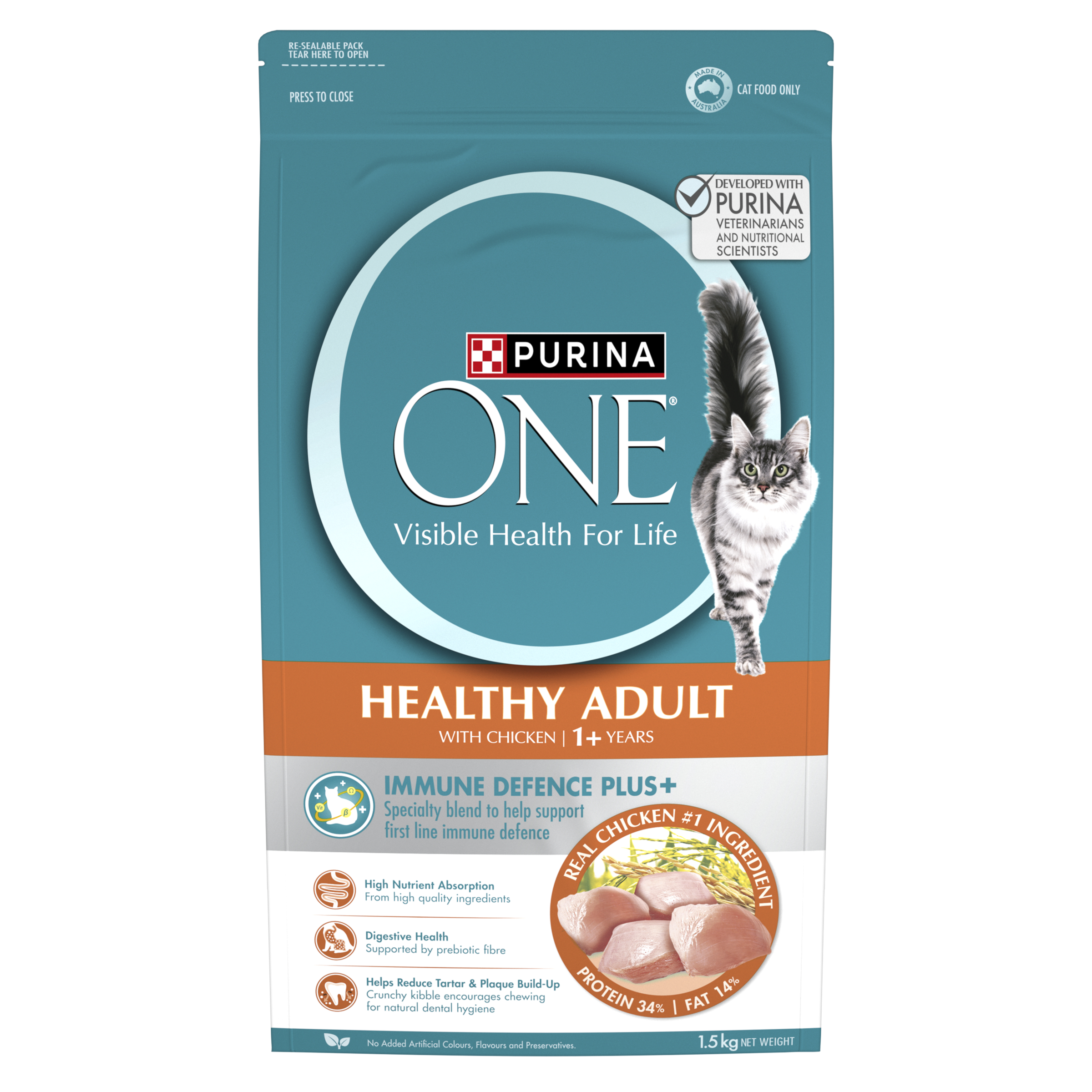 PURINA ONE ADULT Healthy Chicken Dry Cat Food
