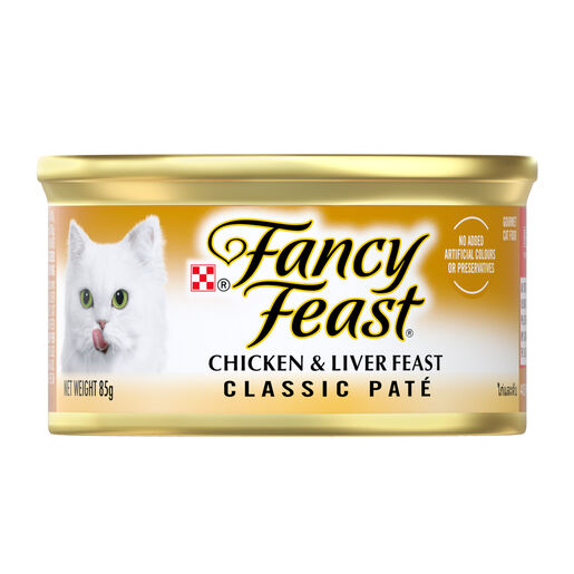 FANCY FEAST Classic Pat&eacute; Chicken & Liver Feast 85g