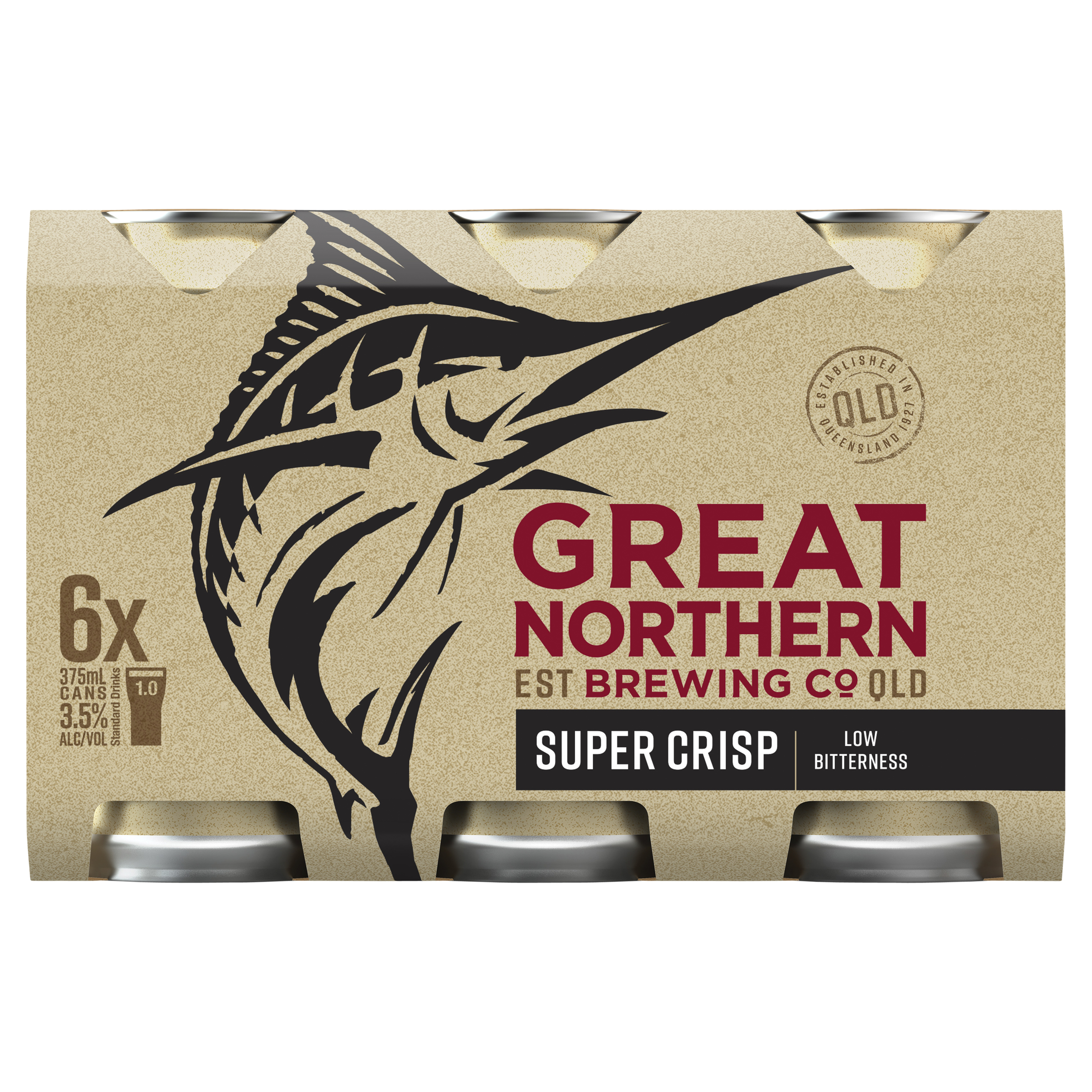 great northern brewing super crisp lager 24 x 375ml cascade premium light alcohol content