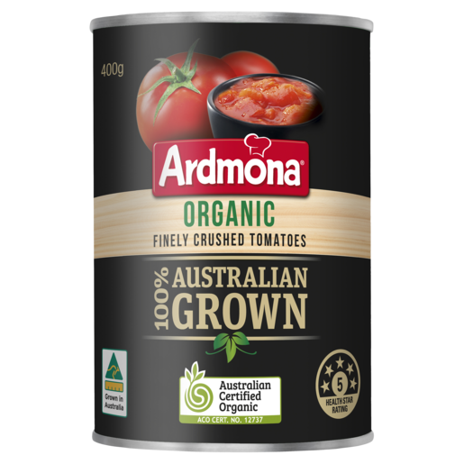 Ardmona Organic Finely Crushed Tomatoes 400g