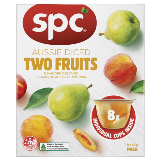 SPC Diced Two Fruits in juice 8 x 120g