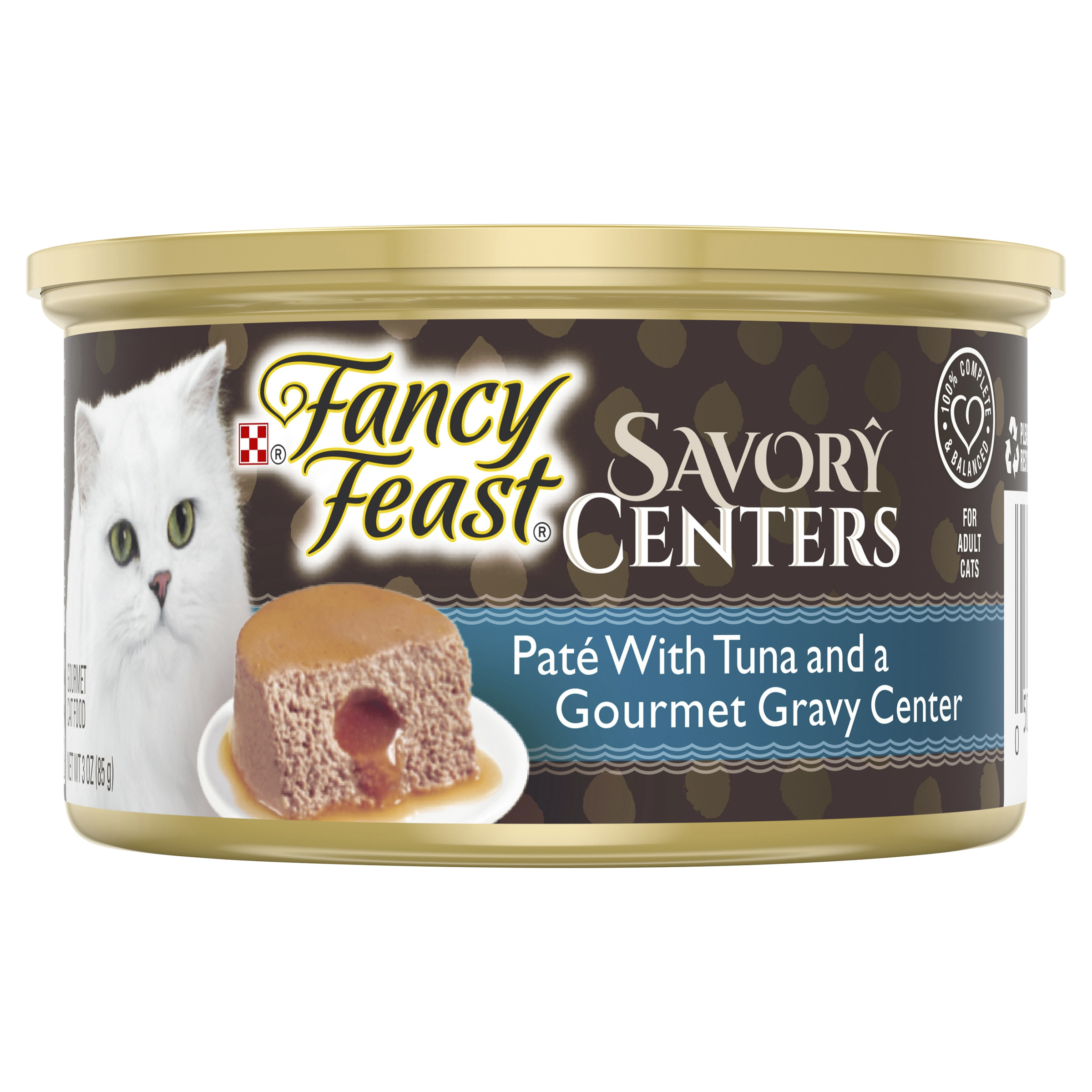 FANCY FEAST Savory Centers Tuna and a Gourmet Gravy Center 85g