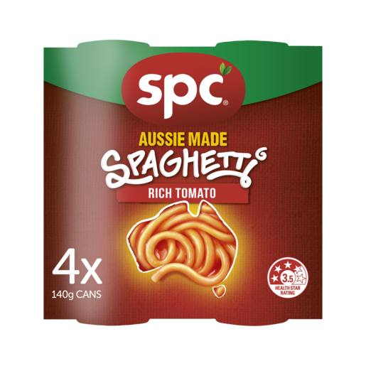 SPC Spaghetti Rich Tomato 4 x 140g