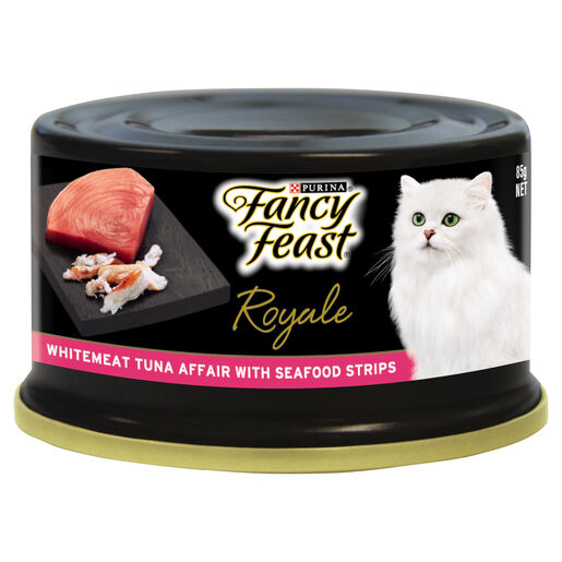 FANCY FEAST Royale Whitemeat Tuna Affair with Seafood Strips 85g