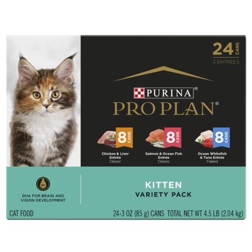 PRO PLAN Kitten Variety Pack Wet Cat Food 85g x 24