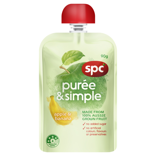 SPC Puree & Simple Apple & Banana 90g