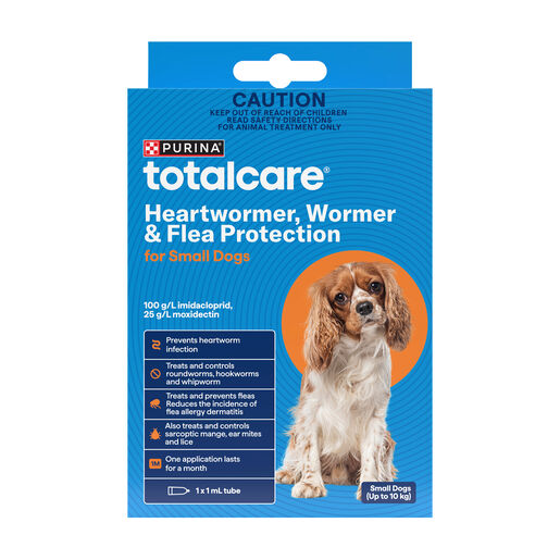 TOTALCARE Heartwormer, Wormer & Flea Protection Small Dog