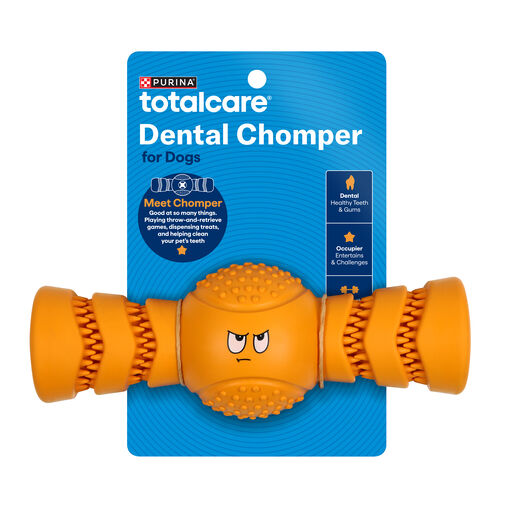 TOTALCARE Dental Chomper Rubber Dog Toy