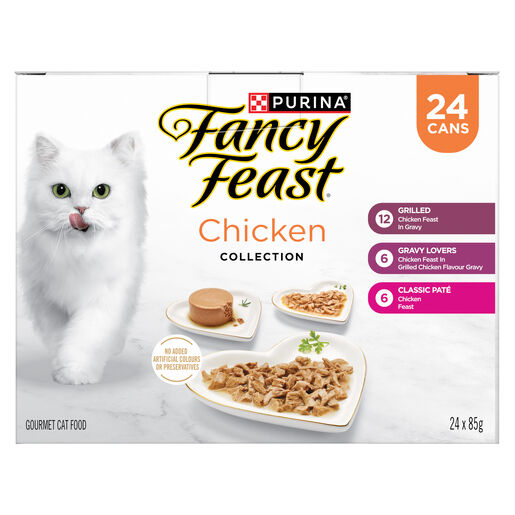 FANCY FEAST Chicken Collection Variety Pack 24x85g
