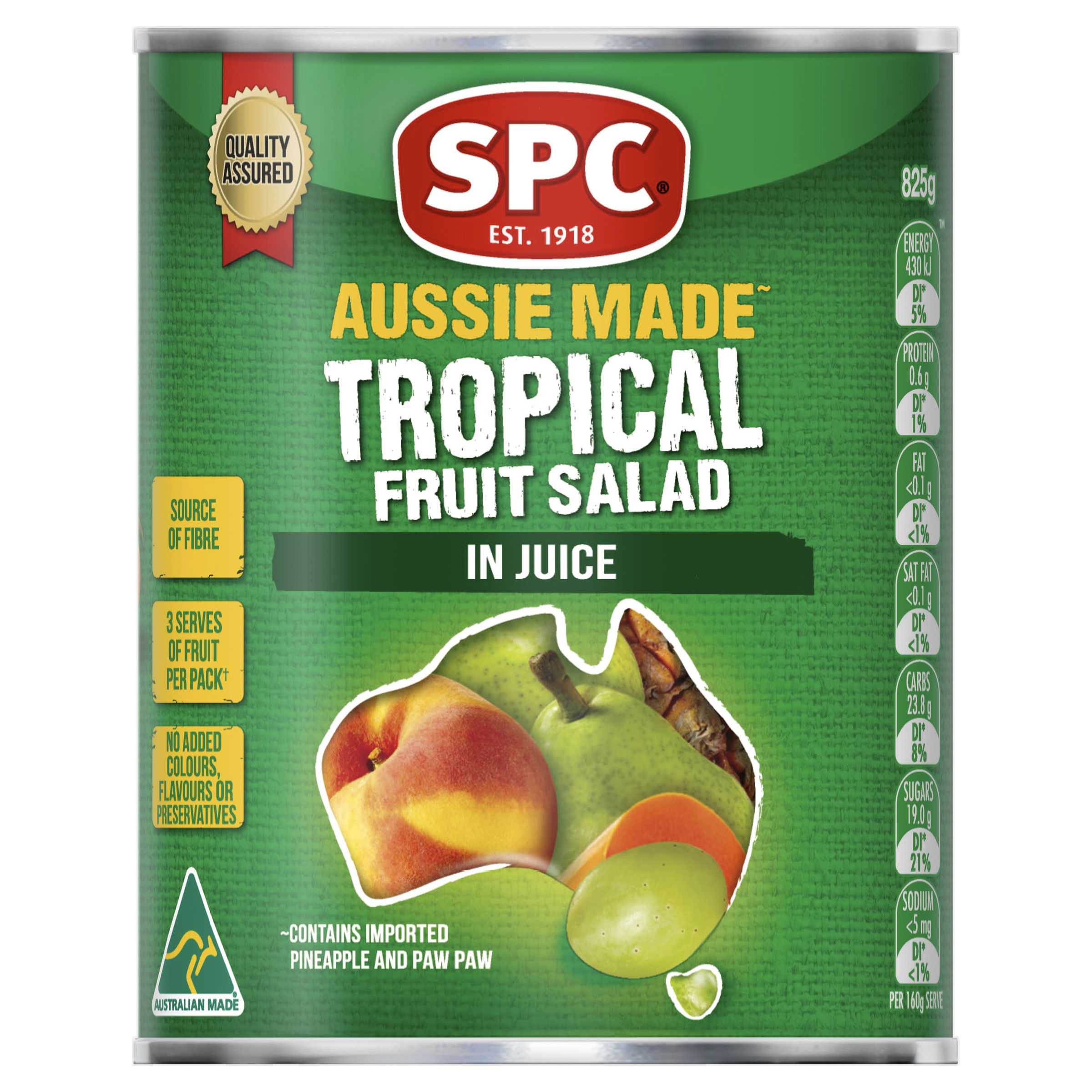 SPC Tropical Fruit Salad Juice 825g