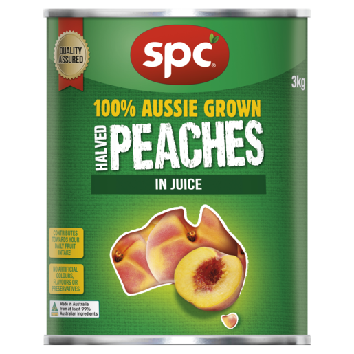 SPC Halved Peaches In Juice 3kg