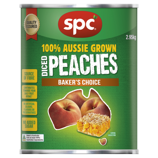 SPC Diced Peaches Baker’s Choice 2.95kg