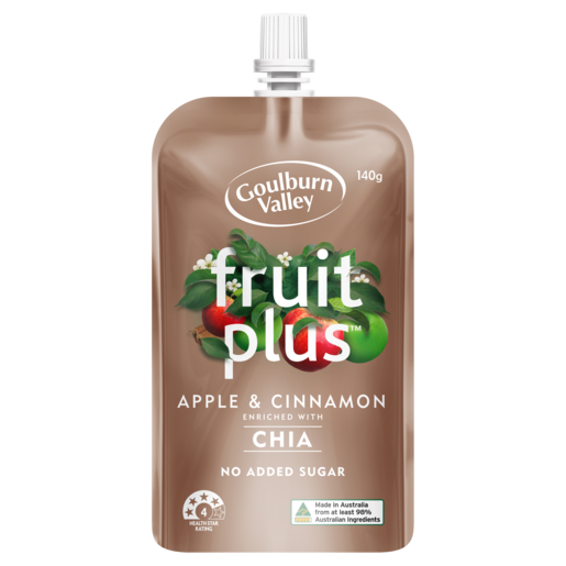 Goulburn Valley Fruit Plus Apple & Cinnamon 140g