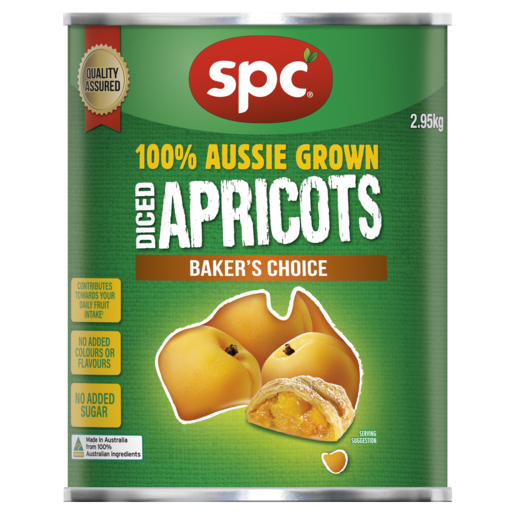 SPC Diced Apricots Baker’s Choice 2.95kg