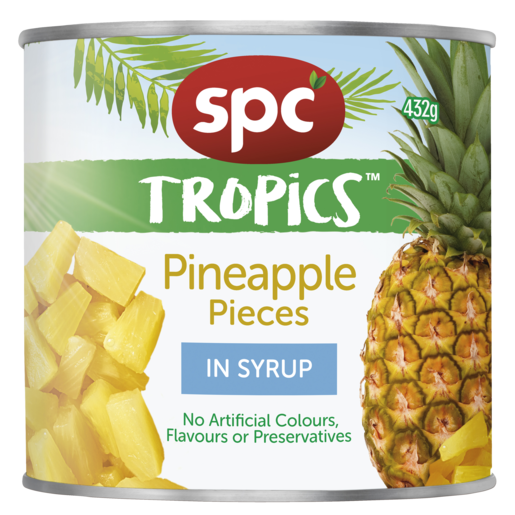 SPC Tropics Pineapple Pieces in Syrup 432g