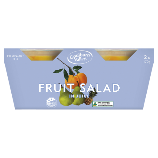 Goulburn Valley Fruit Salad In Juice 2 x 170g