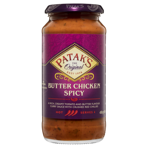 Patak’s Butter Chicken Spicy 450g