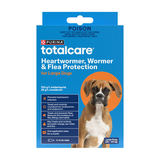 TOTALCARE Heartwormer, Wormer & Flea Protection Large Dog