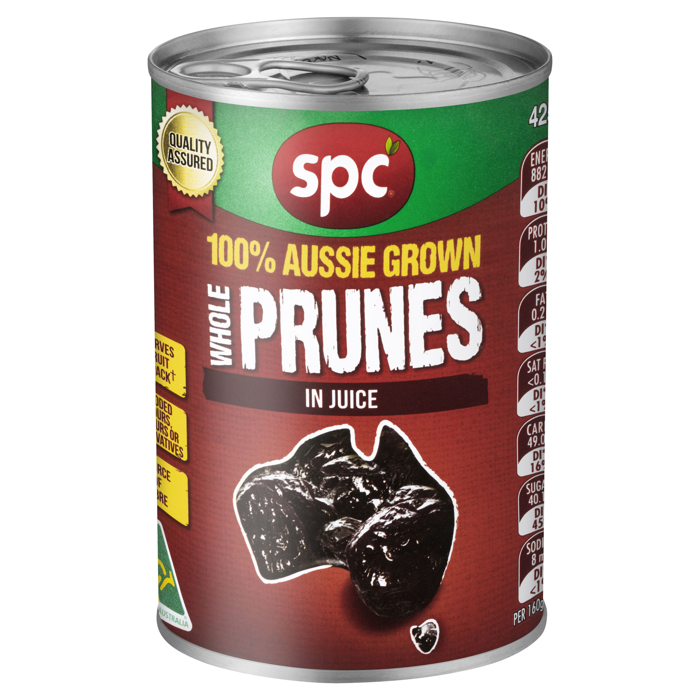SPC Whole Prunes in Juice 425g