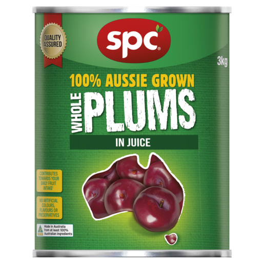 SPC Whole Plums in Juice 3kg