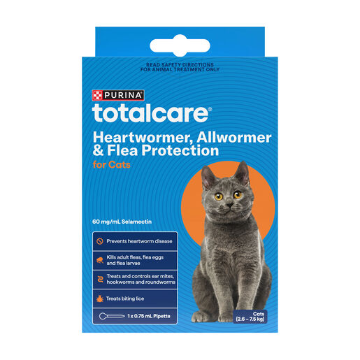 TOTALCARE HeartWorm Allwormer & Flea Protection Cats 1Pk