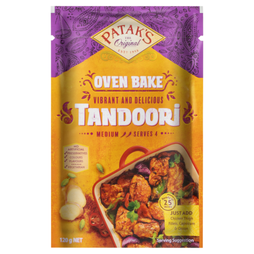 Patak’s Oven Bake Tandoori 120g