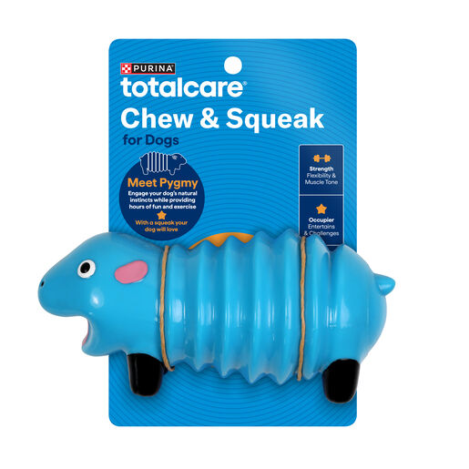 TOTALCARE Pygmy Squeaker Rubber Dog Toy