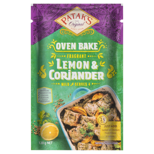 Patak’s Oven Bake Lemon & Coriander 120 g