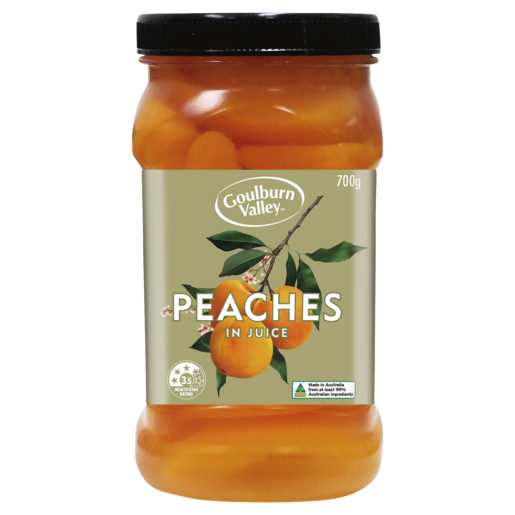 Goulburn Valley Australian Peaches Sliced in Juice 700g