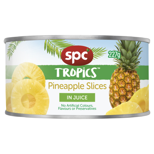 SPC Tropics Pineapple Slices in Juice 227g