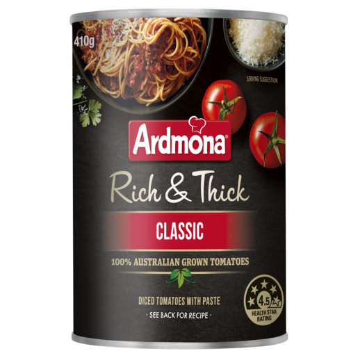Ardmona Rich & Thick Chopped Tomatoes Classic 410g