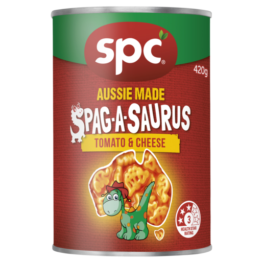 SPC Spag-A-Saurus Tomato and Cheese 420g