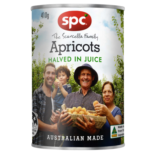 SPC Apricots Halved in Juice 410g