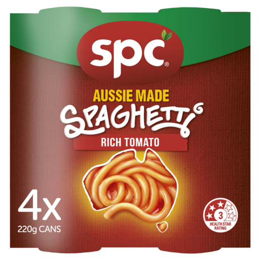 SPC Spaghetti Rich Tomato 4 x 220g