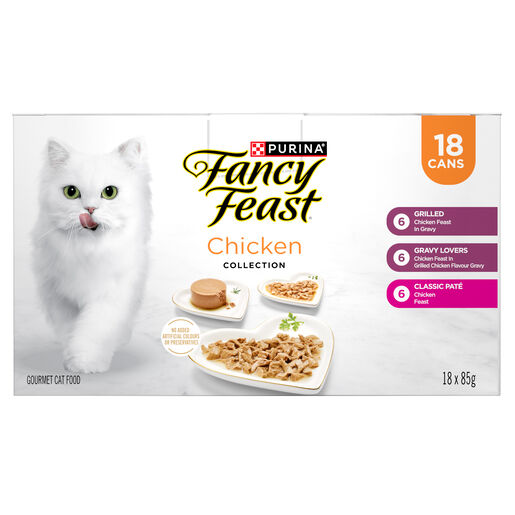 FANCY FEAST Chicken Collection Variety Pack 18 x 85g