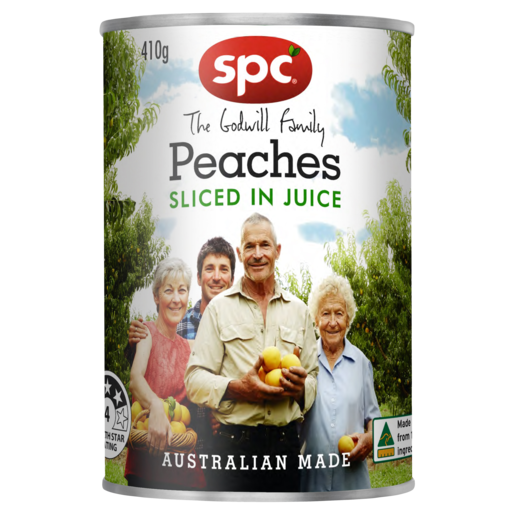 SPC Sliced Peaches in Juice 410g