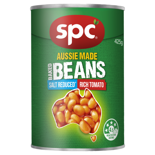 SPC Baked Beans Rich Tomato Salt Reduced 4 x 425g