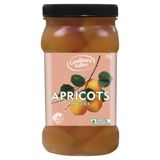 Goulburn Valley Apricot Halves in Juice 700g