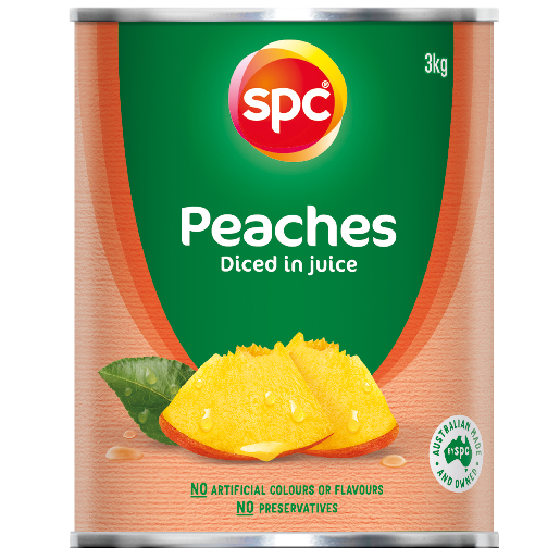 SPC Diced Peaches in Juice 3kg