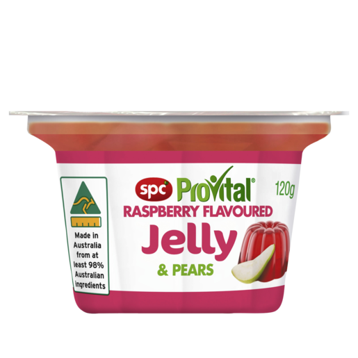 SPC ProVital Raspberry Flavoured Jelly & Pears 120g